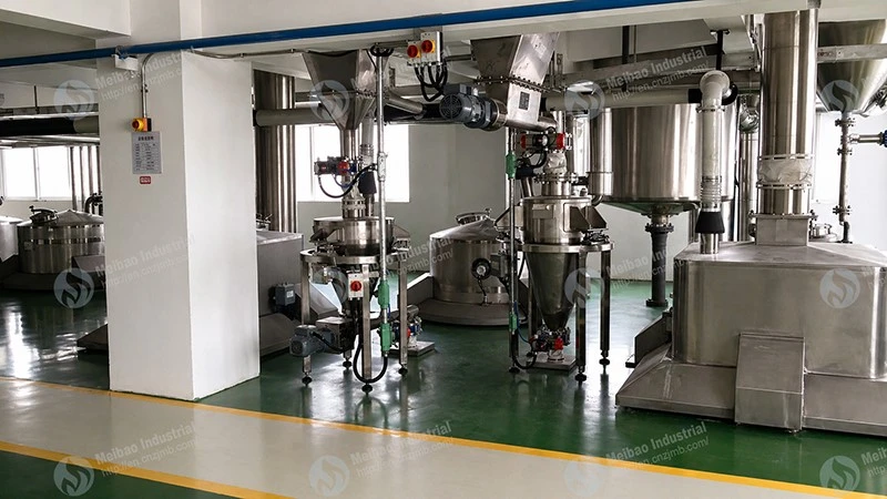 Caustic soda solution preparation system Caustic soda solution preparation system